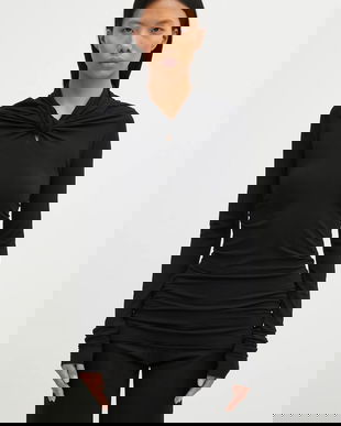 Rick Owens Lilies bluză cu cașmir Kairo culoarea negru, uni, LI02E3212.JBWS