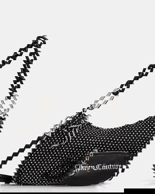 Juicy Couture poșetă Blossom culoarea negru, BIJL58972WXC