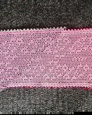 mileu oval roz crosetat 56 / 20 cm