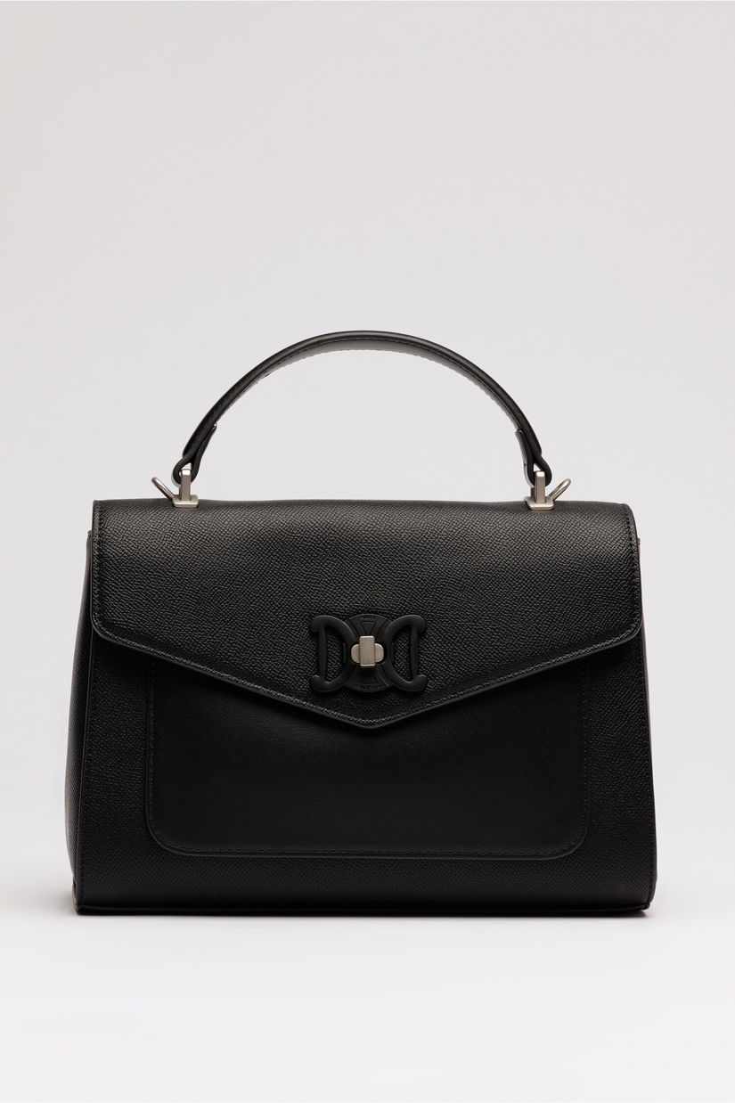 Geanta neagra office din piele ecologica