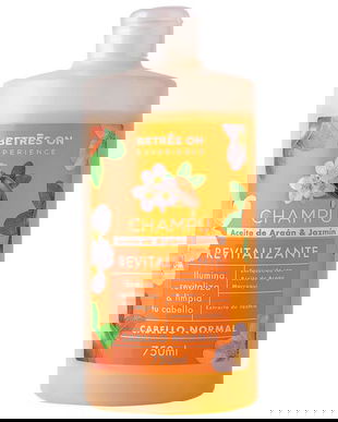 Sampon Revitalizant cu Ulei de Argan si Iasomie - Betres ON Champu Revitalizante Aceite de Argan &amp; Jazmin, 750 ml