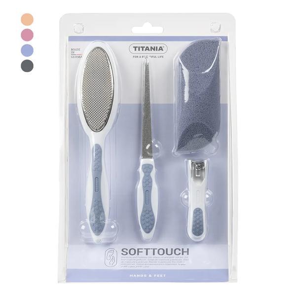 Set pedichiură Titania cu 4 piese, 3025/5K B