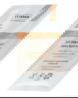 Sare de baie relaxantă pentru picioare Titania, 40 g
