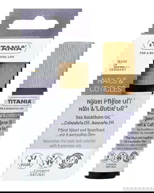 Ulei roll-on pentru unghii și cuticule Titania, 10 ml