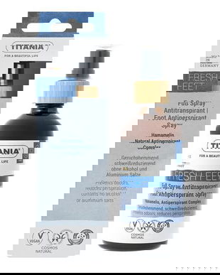 Spray antiperspirant pentru picioare Titania, 100 ml