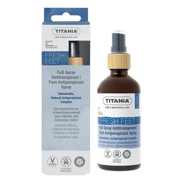 Spray antiperspirant pentru picioare Titania, 100 ml