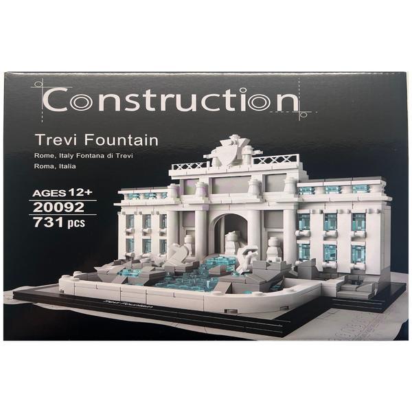 Set de constructie Architecture - Constructii celebre, Fontana di Trevi Italy, 731 piese