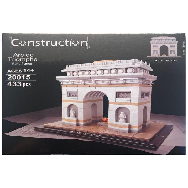 Set de constructie Architecture - Constructii celebre, Arcul de Triumf Paris, 433 piese