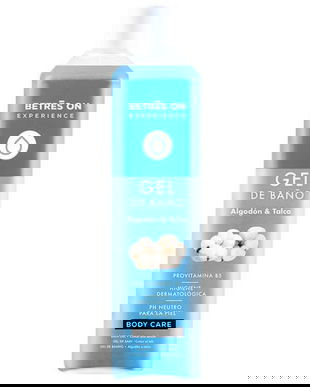 Gel de Dus cu Aroma de Bumbac si Talc - Betres ON Gel de Bano Algodon &amp; Talco Provitamina B5 Body Care, 750 ml