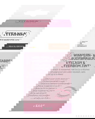 Vopsea de gene și spr&acirc;ncene maro Titania, 5 ml