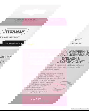 Vopsea de gene și spr&acirc;ncene negru Titania, 5 ml