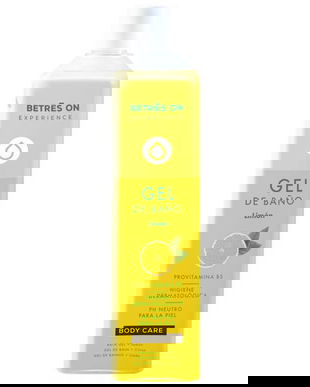 Gel de Dus cu Aroma de Lamaie - Betres ON Gel de Bano Limon Provitamina B5 Body Care, 750 ml