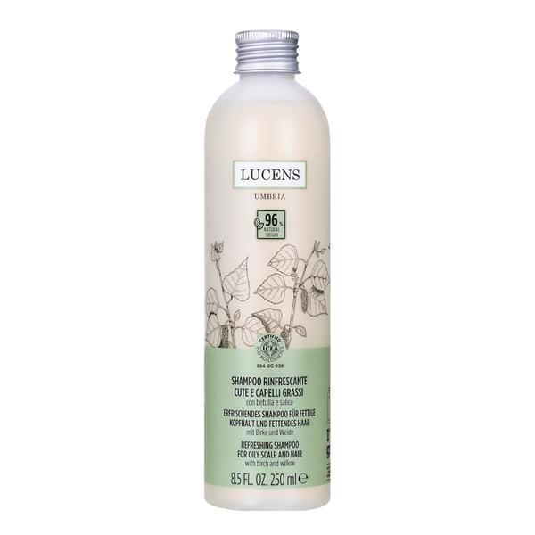 Sampon pentru par gras cu efect revigorant Lucens Umbria, 250 ml