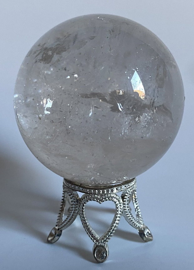 Cuart Transparent (Cristal de Stanca) - Sfera piatra semipretioasa
