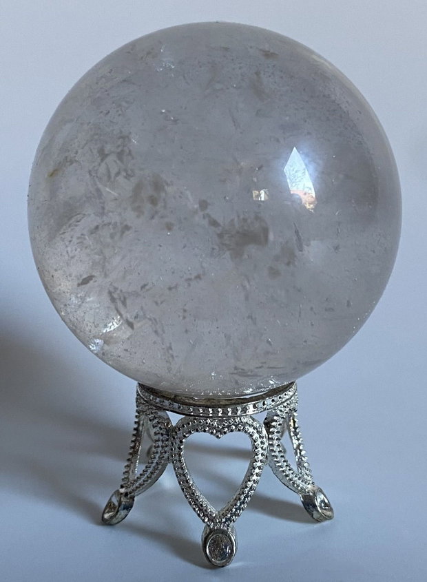 Cuart Transparent (Cristal de Stanca) - Sfera piatra semipretioasa