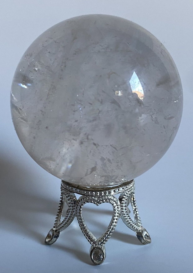 Cuart Transparent (Cristal de Stanca) - Sfera piatra semipretioasa