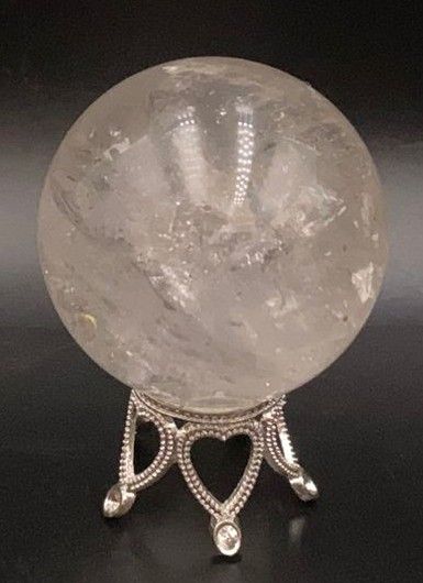 Cuart Transparent (Cristal de Stanca) - Sfera piatra semipretioasa