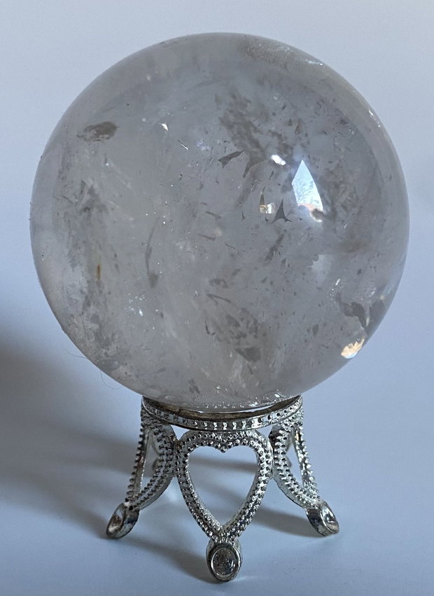 Cuart Transparent (Cristal de Stanca) - Sfera piatra semipretioasa