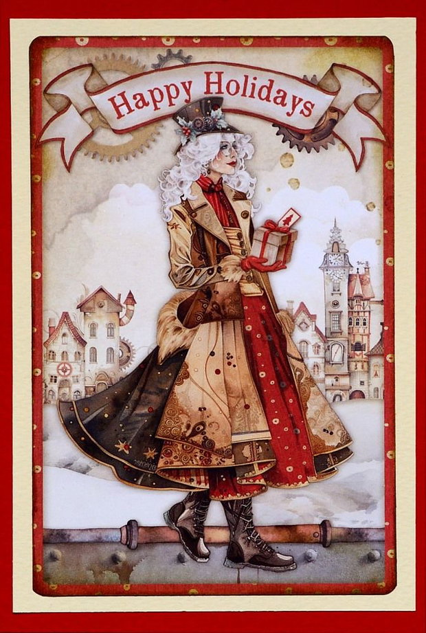 Felicitare : Happy Holidays