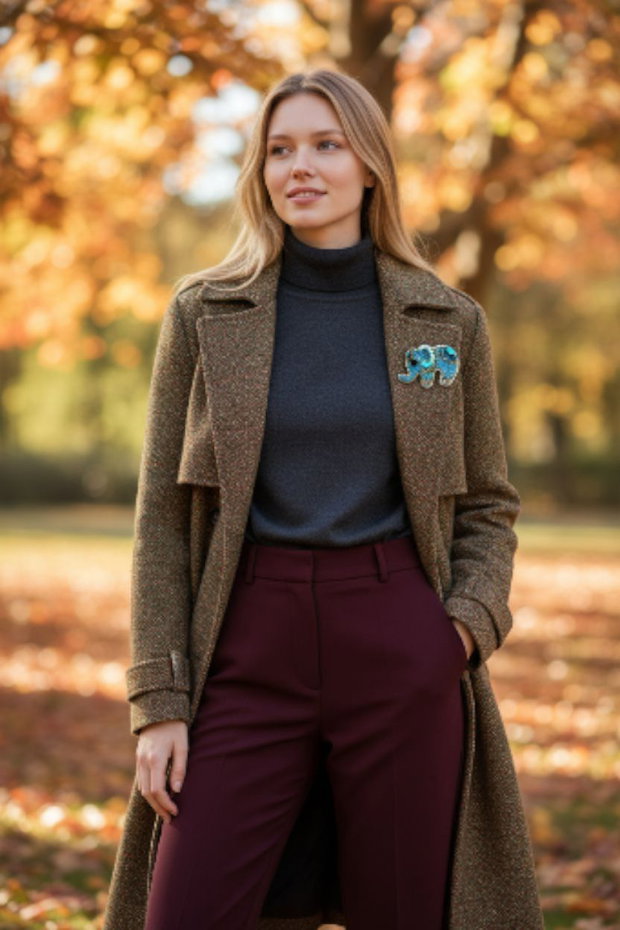 Rezervat Broșa elefant - Lovely turquoise looks