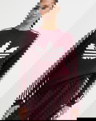 adidas Originals pulover din amestec de lana culoarea bordo, light, KS7805