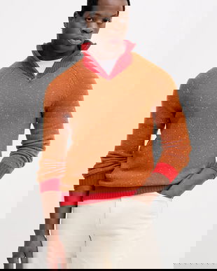 United Colors of Benetton pulover din amestec de lână x Stranger Things culoarea portocaliu, cu turtleneck, 1WPNK2020