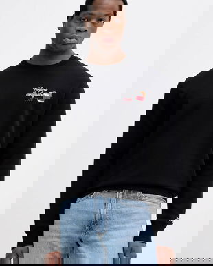 MC2 Saint Barth hanorac de bumbac culoarea negru, neted, SOH0008