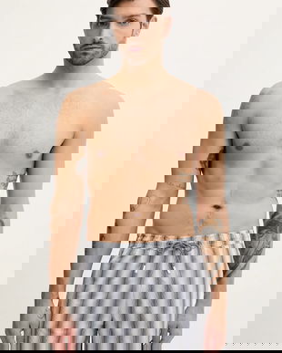 BOSS pantaloni scurti de baie culoarea gri, 50554983