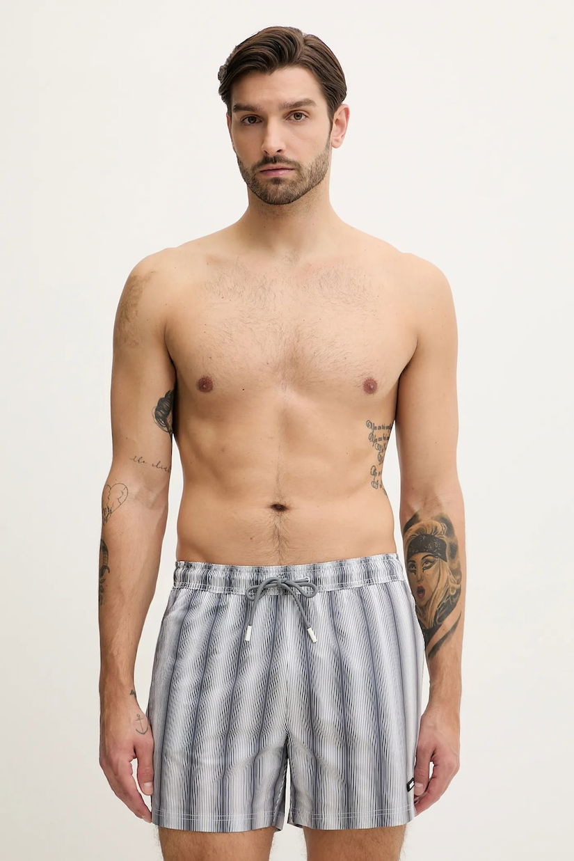 BOSS pantaloni scurti de baie culoarea gri, 50554983