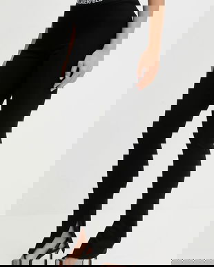 Karl Lagerfeld Jeans colanti culoarea negru, neted, B1W10091