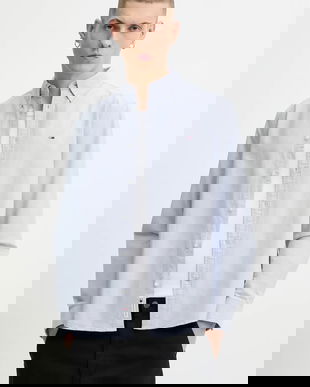 Tommy Jeans cămașă din bumbac cu guler button-down, regular, DM0DM22836