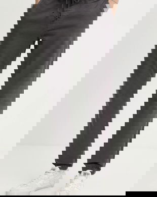 Tommy Jeans pantaloni culoarea gri, DM0DM23102