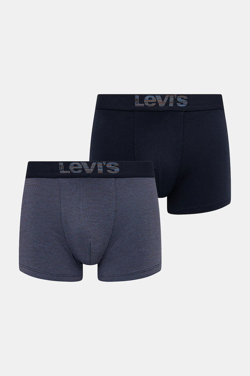 Levi's boxeri 2-pack culoarea bleumarin, 37157-1307