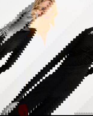 Dkny bluza culoarea negru, neted, WYTL0461