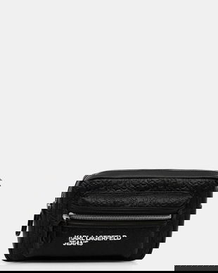 Karl Lagerfeld Jeans borseta culoarea negru, B1M30144