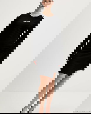 Karl Lagerfeld Jeans rochie culoarea negru, mini, mulata, B1W13044