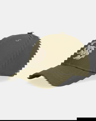 Les Deux șapcă de baseball din bumbac culoarea verde, 1001150