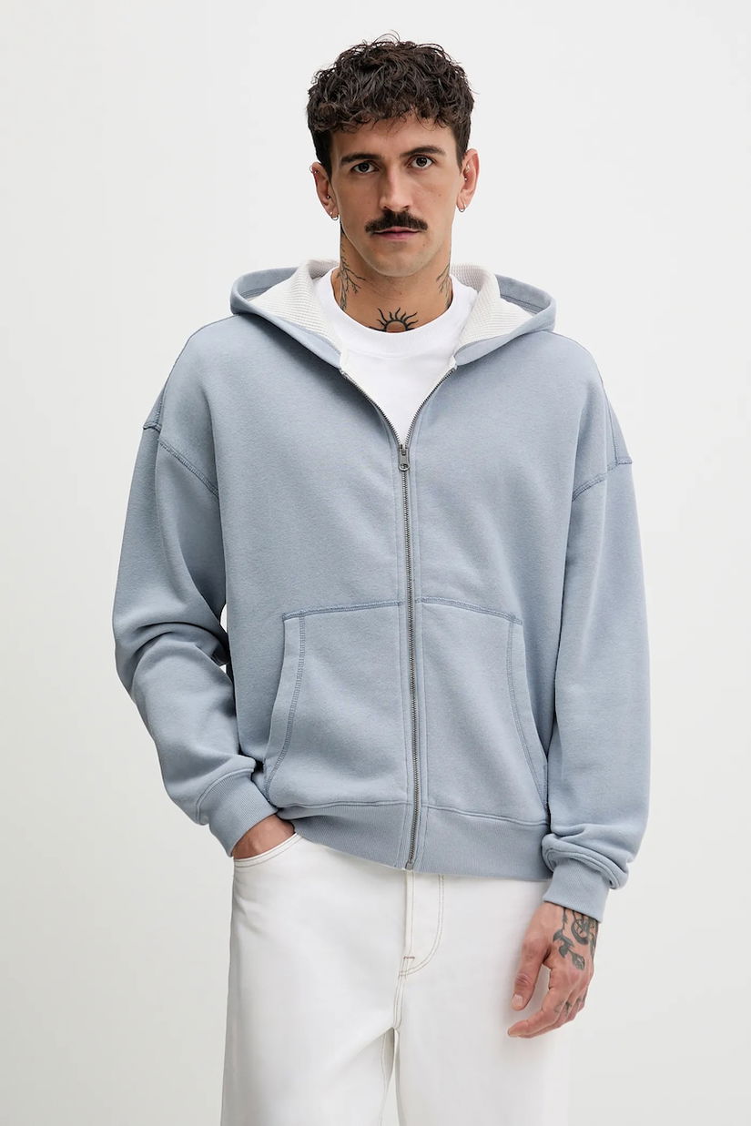 Hollister Co. bluza cu glugă, neted, KI322-5279-210