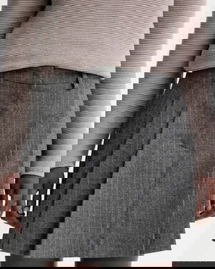 Marc O'Polo fustă cu lână culoarea gri, mini, evazati, 510023720117