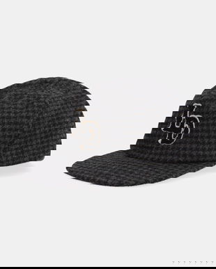 Les Deux șapcă de baseball din amestec de lână culoarea gri, 1001143