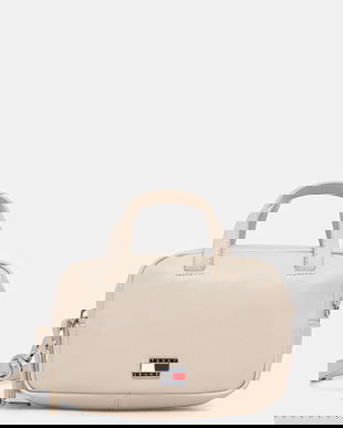 Tommy Jeans poseta culoarea bej, AW0AW18084