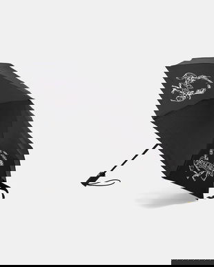 Moschino umbrela culoarea negru, 8981