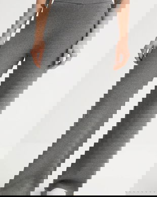 United Colors of Benetton pantaloni de trening culoarea gri, cu imprimeu, 17Q3DF013