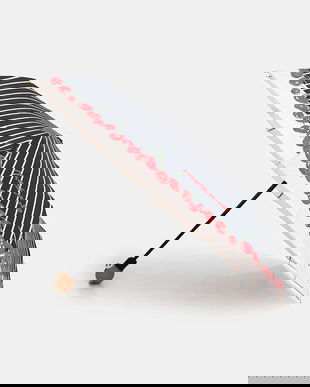 Moschino umbrela culoarea negru, 8712