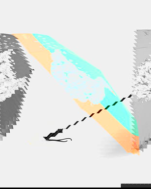 Moschino umbrela culoarea verde, 9030