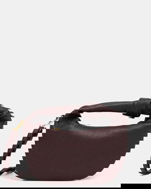 Answear.LAB poseta de piele culoarea bordo