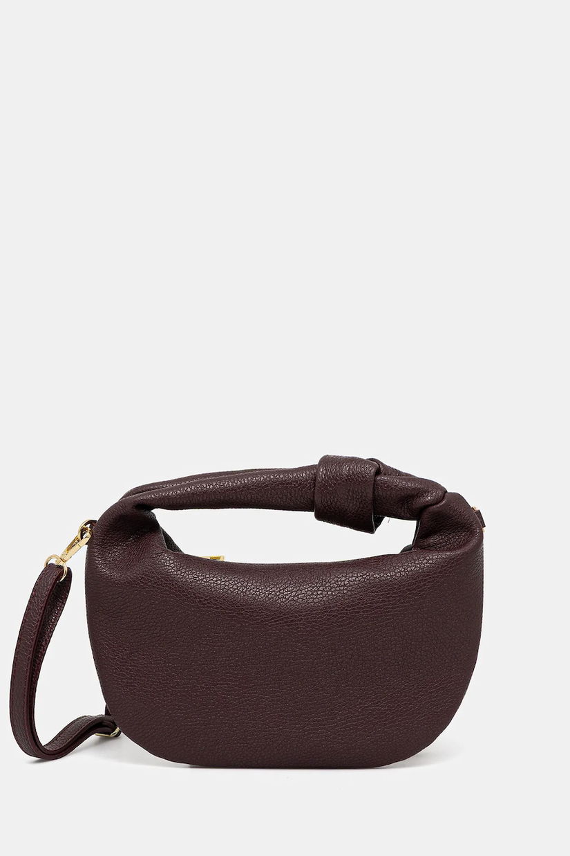 Answear.LAB poseta de piele culoarea bordo