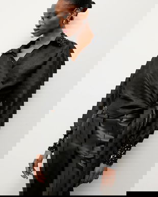 Answear.LAB bluza culoarea negru, cu imprimeu