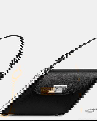 Answear.LAB poseta de piele culoarea negru