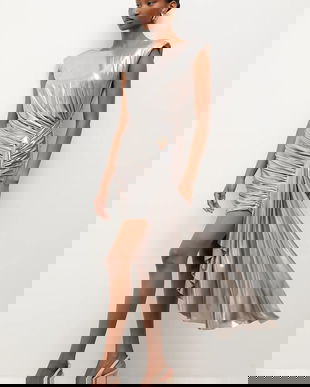 Answear.LAB rochie culoarea galben, mini, mulata